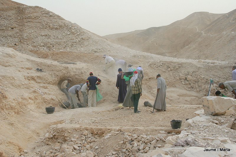 Excavació a la Vall dels Reis